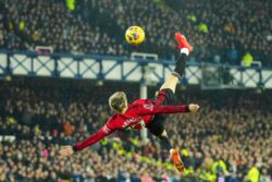 It's Gymnastics, That's Not Football: Gary Neville Reacts to Alejandro Garnacho's Overhead Goal