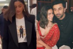 Alia Bhatt Steals the Show at Animal Premiere With Her Ranbir Kapoor Themed Tee; Video Goes Viral