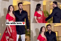 Alia Bhatt Stops Ranbir Kapoor To Pose for Paps At Kareena's Diwali Bash; Video Goes Viral