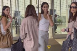Mother-Daughter Duo Ananya Panday, Bhavana Panday Sport Comfy Casuals For Their Airport Look; Watch
