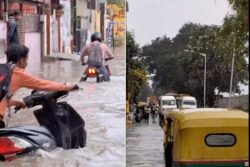Heavy Rainfall Leads to Severe Traffic in Bengaluru, Videos and Images Shock People