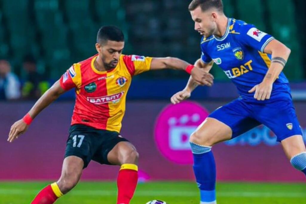 ISL 2023-24: Chennaiyin FC Held for Draw at Marina Arena by Touring East Bengal FC