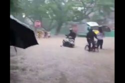 WATCH | People Wade Through Knee-deep Water As Tamil Nadu Receives Heavy Rains; More Downpour Likely