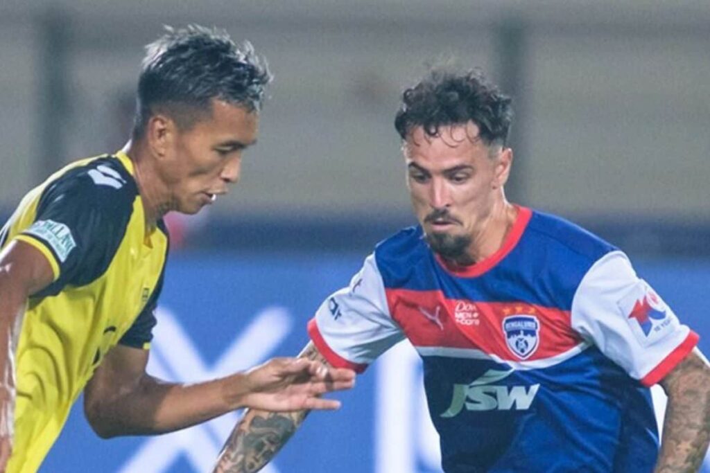 ISL 2023-24: Hyderabad FC and Bengaluru FC Split Points Following 1-1 Stalemate