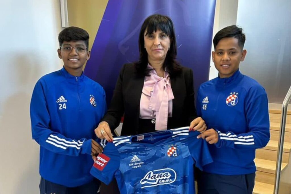 India's Kiran Pisda, M K Kashmina Secure Professional Contracts With Croatian Club WFC Dinamo Zagreb