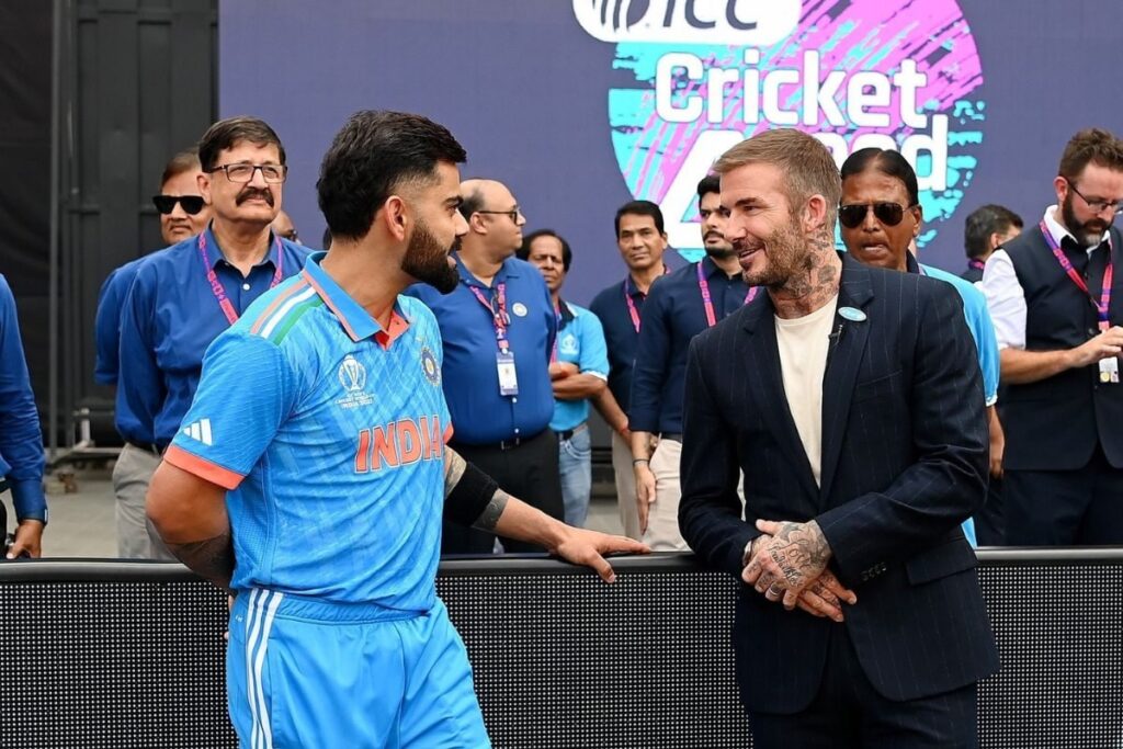 'Saw Diwali and Kohli Making History': David Beckham Heaps Praise on Virat Kohli Following Landmark 50th ODI Ton