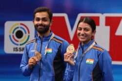 National Shooting Championship: Ganemat Sekhon-Angad Vir Singh Bajwa Duo Clinch Mixed Skeet Title