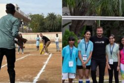 'Legend Of Football' David Beckham Playing Gully Cricket In Mumbai - See Photos