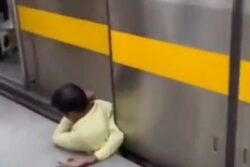 WATCH | Delhi Metro Passenger Stuck Between Train, Platform at Qutab Minar Station