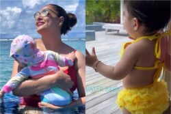 Bipasha Basu’s Daughter Devi Wins The Internet In A Cutesy Yellow Swimsuit From Her Beach Vacay; Photo