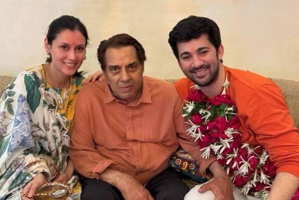 Dharmendra Poses With Grandson Karan Deol In Never Seen Before Photo, Sunny Deol REACTS