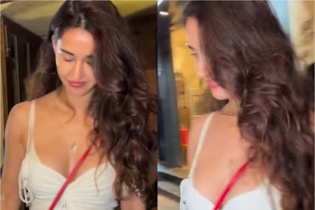Sexy! Disha Patani Sets The Internet on Fire in Plunging Neckline Short Dress; Hot Video Goes Viral