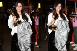 Ektaa Kapoor Proudly Shows Her Emmy Award At Airport As She Returns From New York; Watch Video