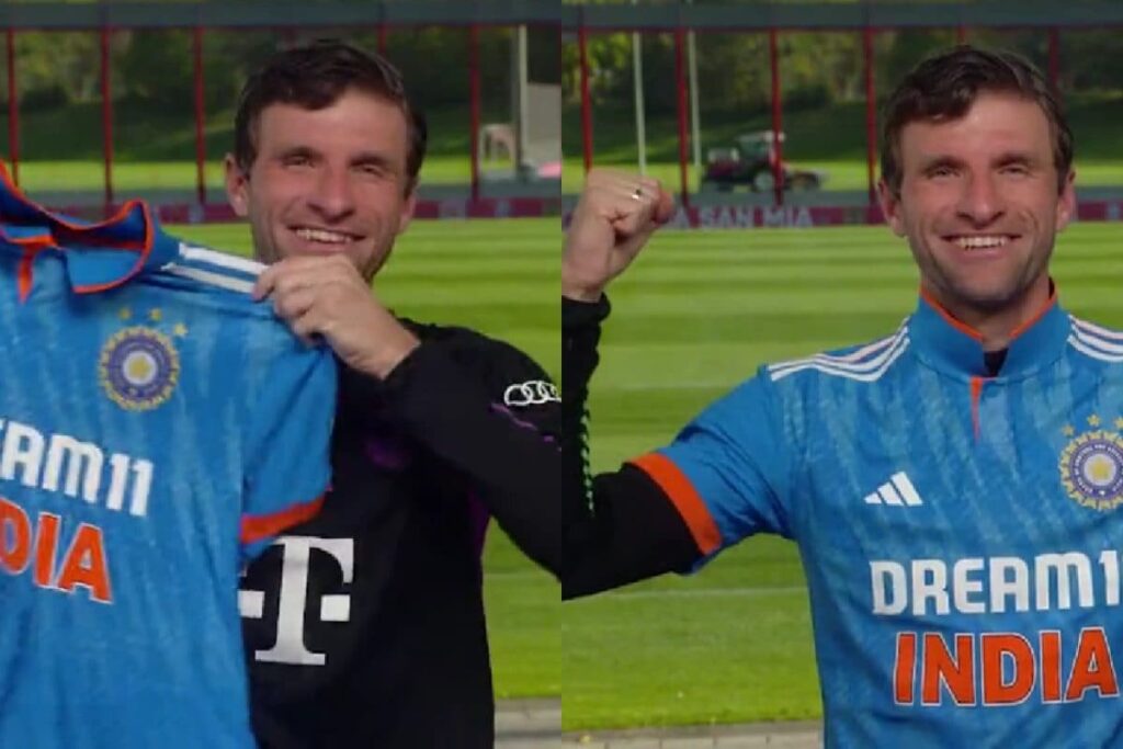 Thomas Muller Reps Virat Kohli's Jersey, Wishes Team India Good Luck Ahead New Zealand Semifinal | WATCH