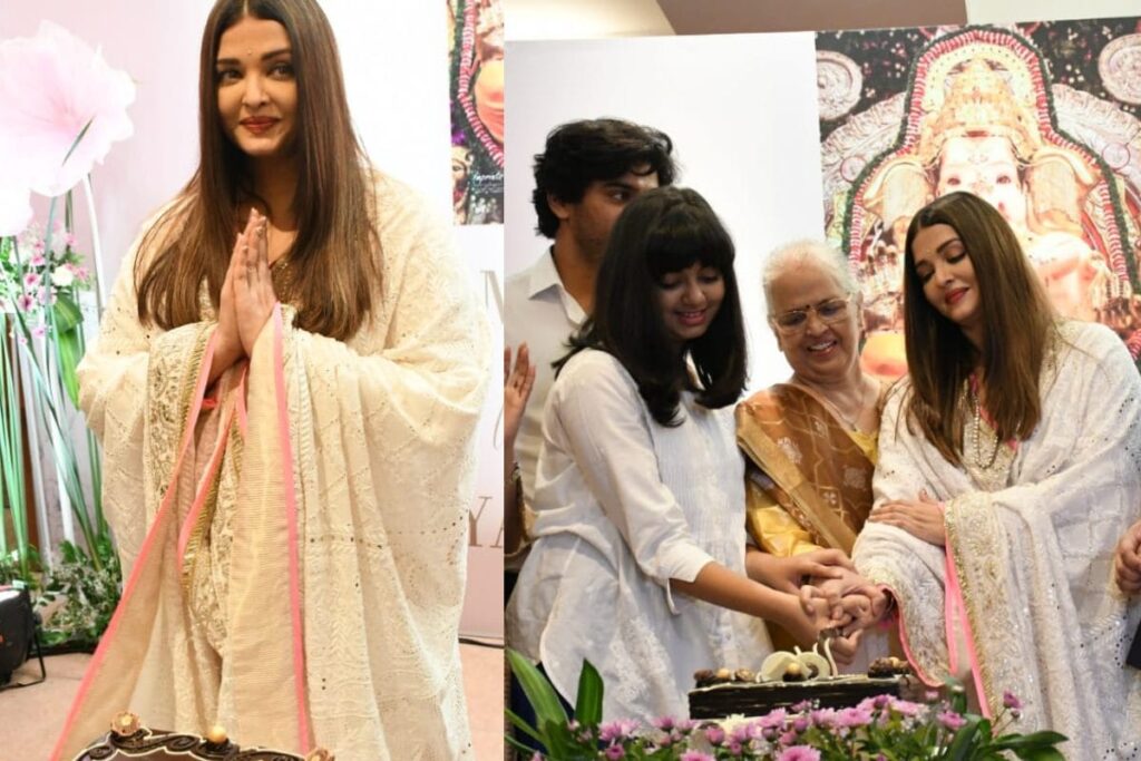 Aishwarya Rai Celebrates Birthday With Daughter Aaradhya and Mom Vrinda, Abhishek Bachchan MIA; Watch