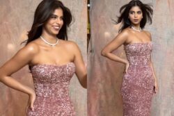 Suhana Khan Channeled Princess Vibes In A Pink Gown For Dad Shah Rukh Khan's B'day Bash; Watch