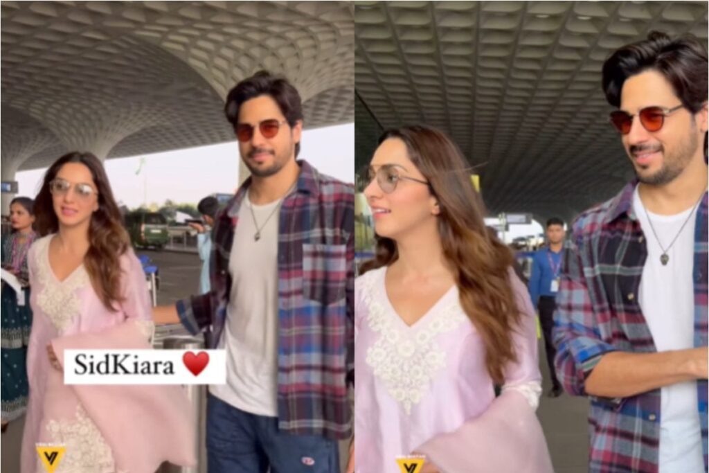Kiara Advani Can't Stop Blushing As Paps Call Her 'Dream Girl', Sidharth Malhotra REACTS; Watch