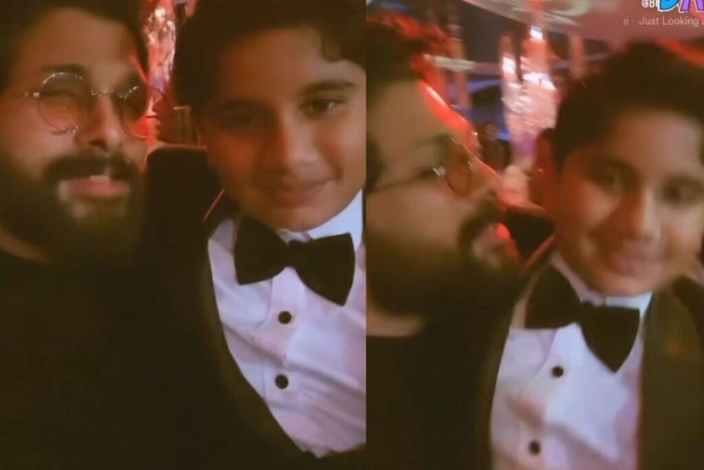 Allu Arjun Jumps On The 'Looking Like A Wow' Bandwagon, Drops Adorable Video With Son Ayaan; Watch