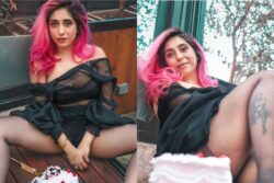 Sexy! Neha Bhasin Sets The Internet Ablaze As She Flaunts Her Curves In A Netted Black Attire