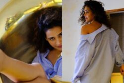 Sexy! Aisha Sharma Slips into Bathtub With Just Her Shirt, Teases Fans With Hot Photos
