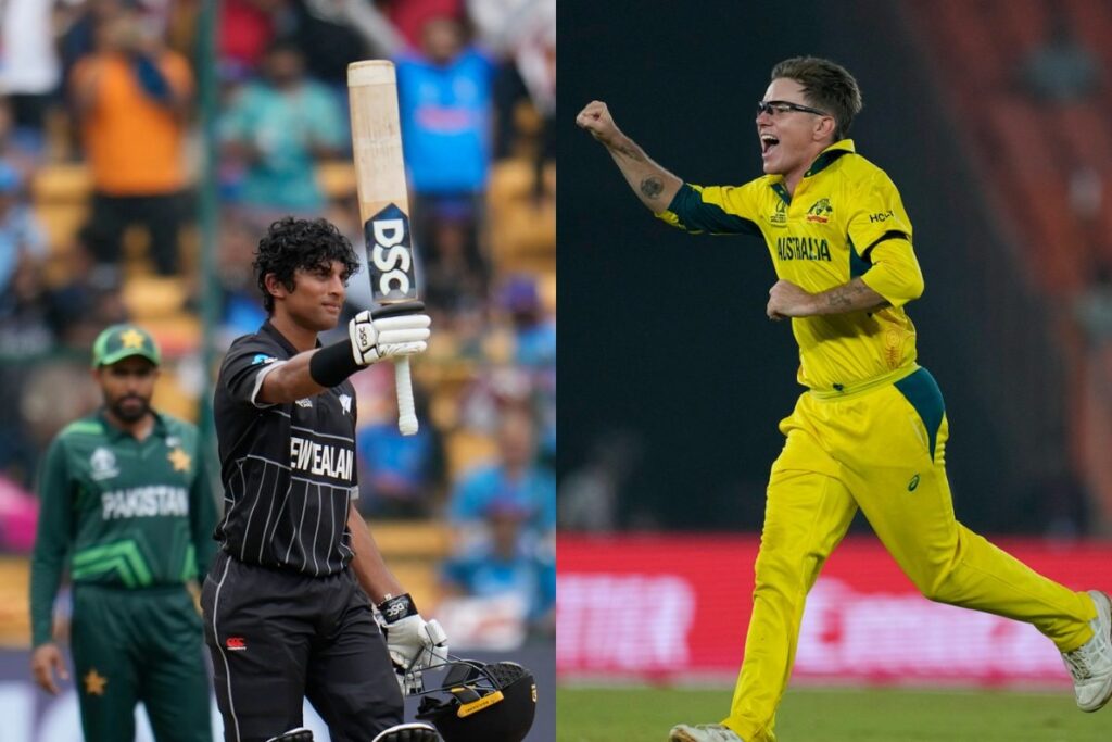 ICC ODI World Cup 2023: Rachin Ravindra Overtakes Virat Kohli in Golden Bat Race, Adam Zampa Tops Golden Ball List
