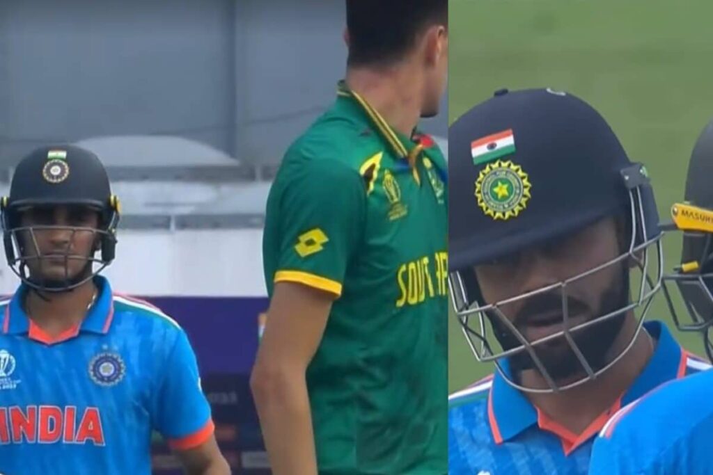 IND vs SA: Virat Kohli Calms Fired-up Gill as Marco Jansen Stares Shubman After 90m Six | WATCH