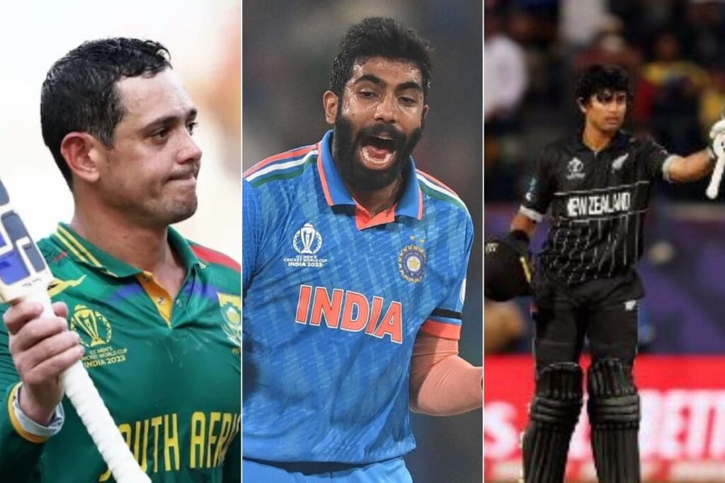 Bumrah, Quinton de Kock & Rachin Ravindra Nominated for ICC Player of the Month