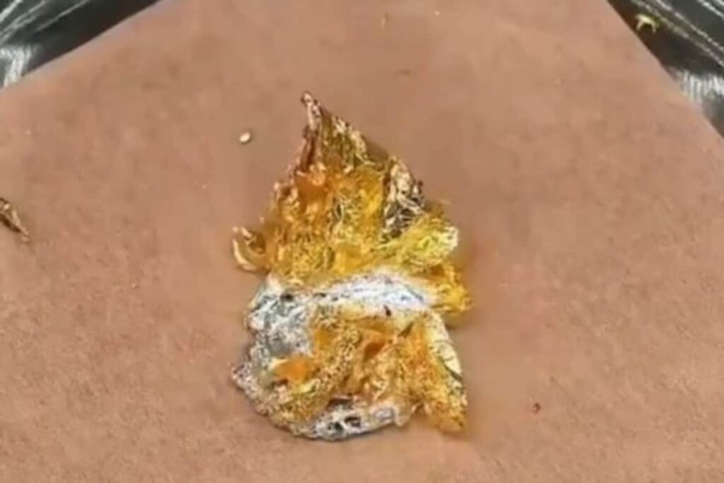 Viral Clip Highlights The Spectacular Fusion Of Gold And Mercury