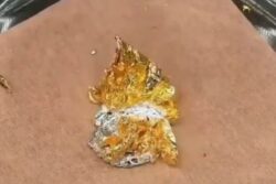 Viral Clip Highlights The Spectacular Fusion Of Gold And Mercury