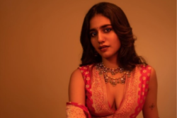Priya Prakash Varrier Looks Regal In Pink Lehenga Set