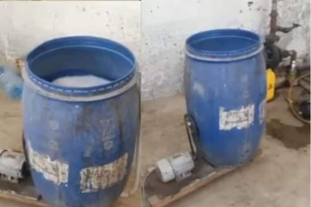 Watch: Man Makes 'Desi' Washing Machine Using Motor And Drum