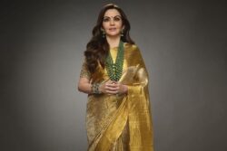 Nita Ambani Is Elegance Personified in a Stunning Kanjivaram Saree for the Opening of Jio World Plaza