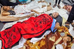 Al Shifa Hospital Evacuated: Sick Palestinians Roam Debris-Filled Streets Seeking Refuge