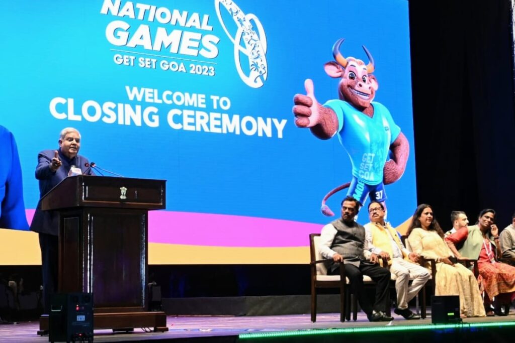 National Games Closing Ceremony: Adopt Sports, Support Sportspersons, Vice President Tells Govt and Firms