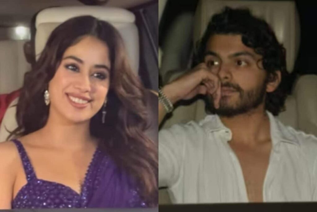 Janhvi Kapoor Is All Smiles As Rumoured BF Shikhar Pahariya Takes Her Home After Amritpal's Diwali Bash