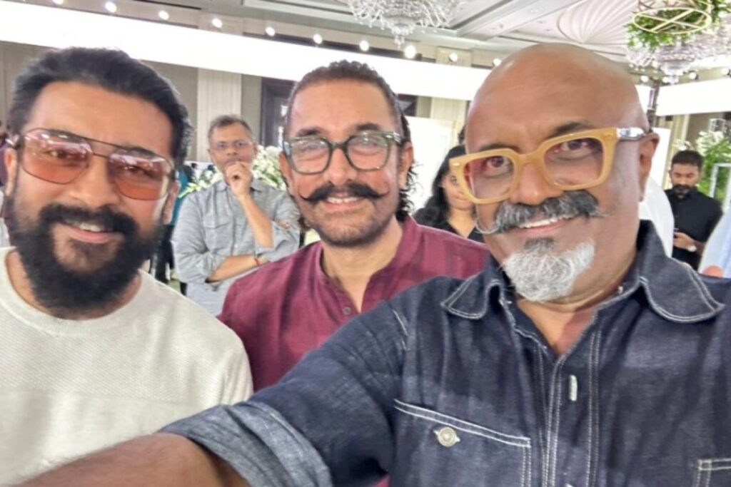 Aamir Khan Attends Kamal Haasan’s 69th Birthday Celebration in Chennai; Pic Goes Viral