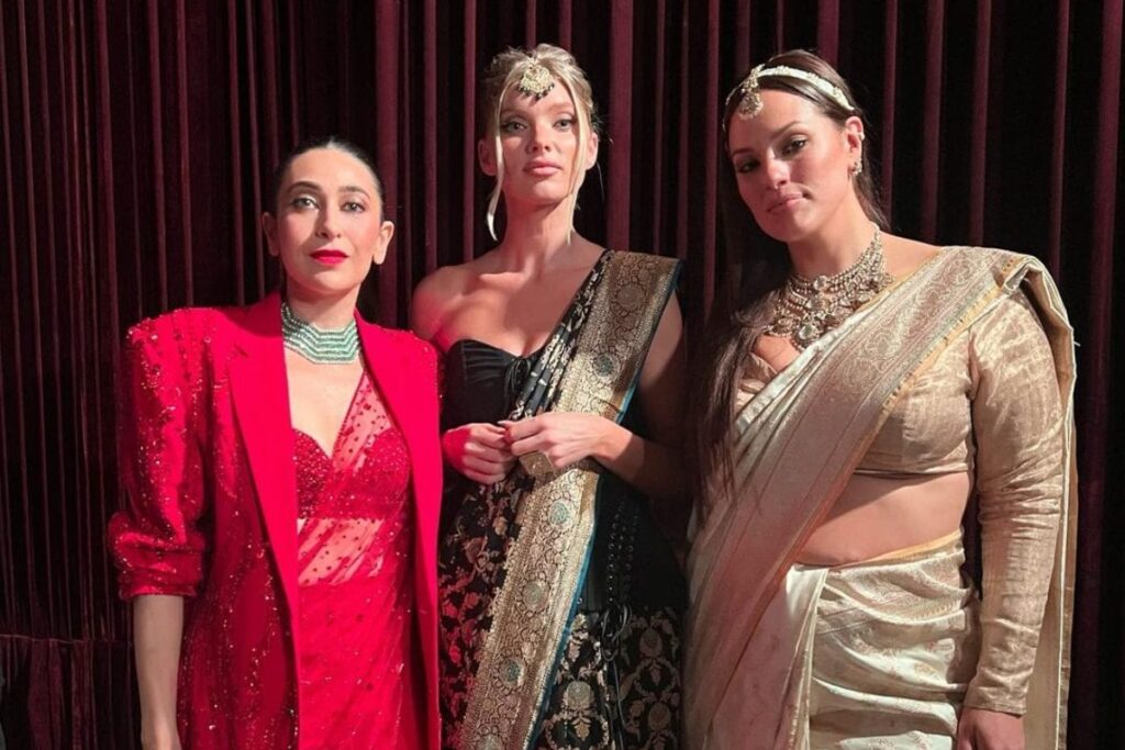 Karisma Kapoor Poses With Ashley Graham and Elsa Hosk at Jio World Plaza Launch, Photos Go Viral