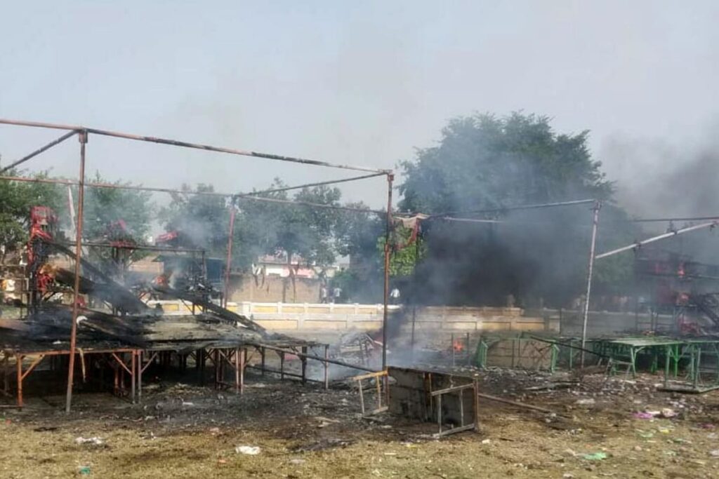 Father-son Duo Injured in Mathura Firecracker Market Blaze Dead, Toll Reaches Six
