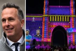 Michael Vaughan Gives Hilarious Reply to Questions on Why No Babar Azam in Probable Semi-Finalists’ Viral Photo