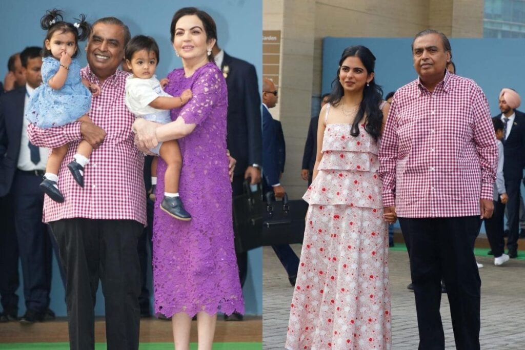 Nita, Mukesh Ambani Attend Isha Ambani-Anand Piramal’s Twins' Birthday Bash; Photos