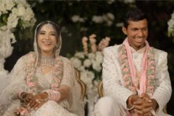 Navdeep Saini All Smiles in His Wedding Pictures With Wife Swati Asthana - See Photos