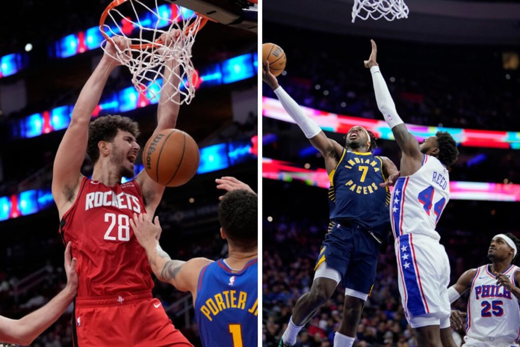 NBA: Houston Rockets Shoot Down Denver Nuggets, Philadelphia 76ers Beat Indiana Pacers