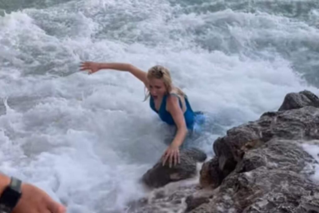 Model Cheats Death As Ocean-side Shoot Takes Horrifying Turn