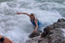 Model Cheats Death As Ocean-side Shoot Takes Horrifying Turn