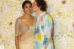 Shriya Saran, Husband Andrei Koscheev Steal The Show At Diwali Bash With Their Mushy Moments