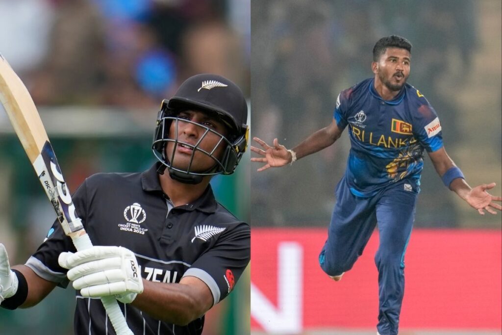 World Cup 2023: Rachin Ravindra New Leader of Golden Bat Tally; Dilshan Madushanka at Top in Golden Ball Race
