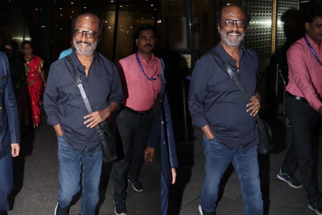Rajinikanth Lands In Mumbai To Watch India vs NZ World Cup Semi Final Match; Video Goes Viral