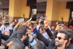 Ranbir Kapoor And Bobby Deol Get Mobbed by Fans While Promoting Animal in New Delhi; Watch Video