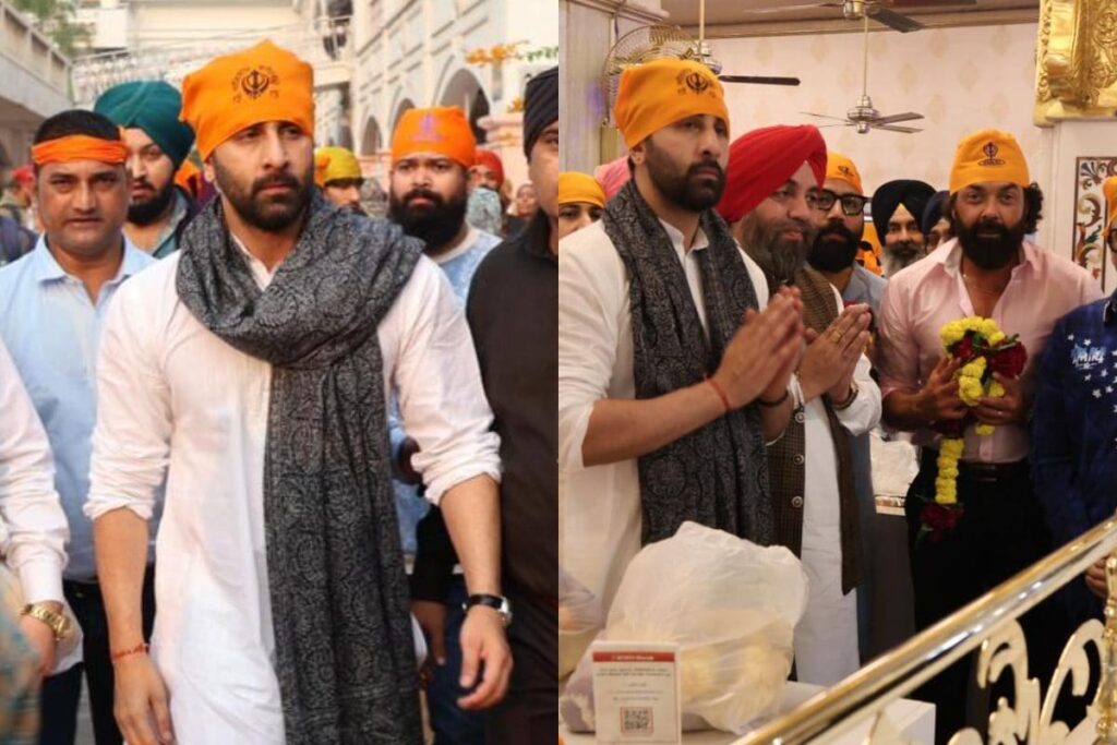 Ranbir Kapoor, Bobby Deol Seek Blessings at Bangla Sahib Gurudwara After Animal Trailer Launch | Pics