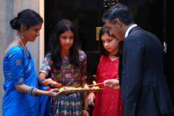 WATCH | UK PM Rishi Sunak, Akshata Murty Sing Bhajan at Southampton Temple during Diwali Puja